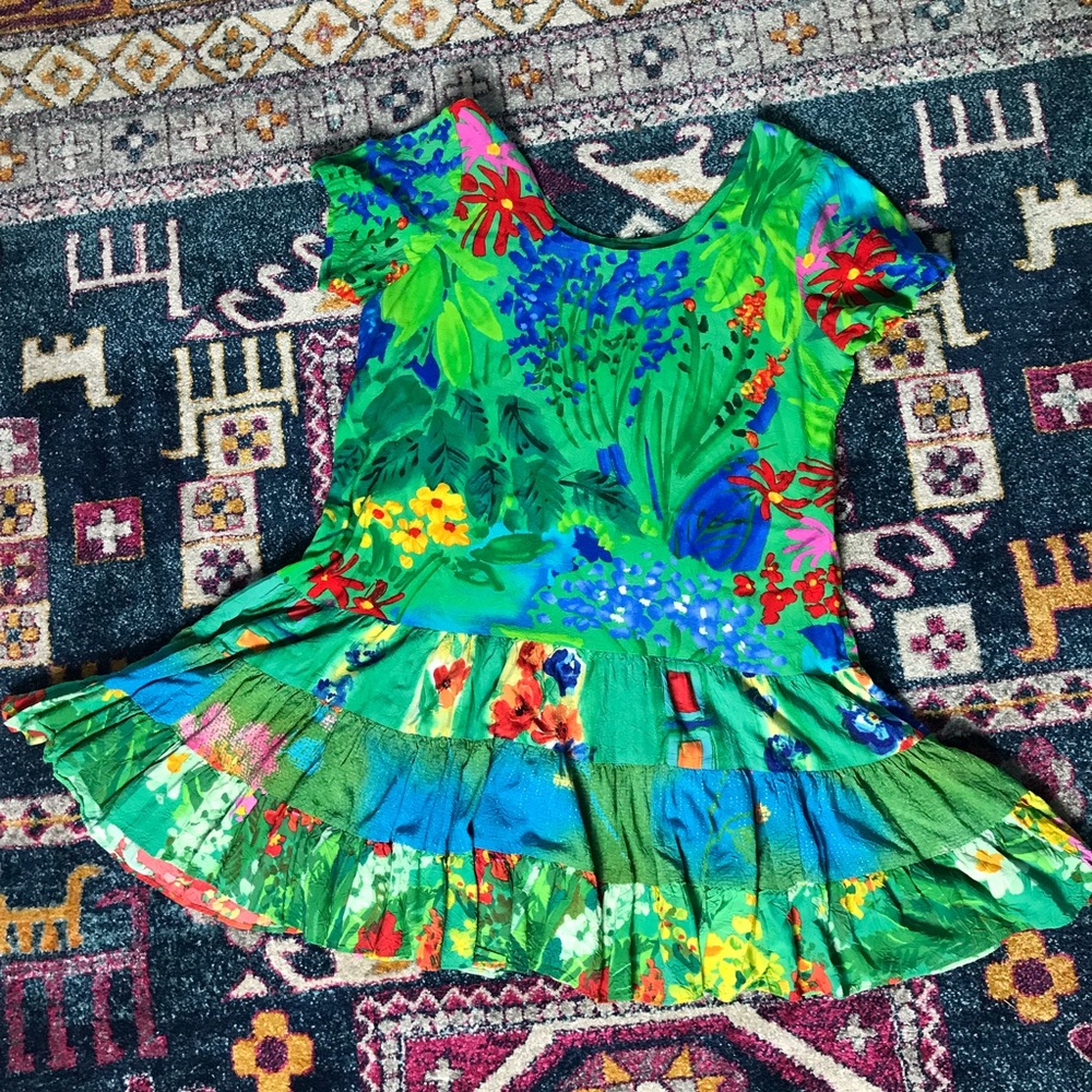 Jams world sea flowers Hattie Dress Boho